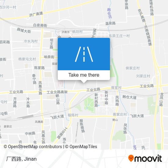 厂西路 map