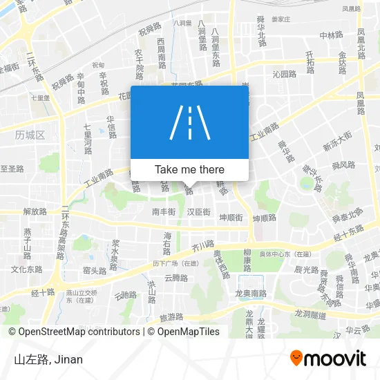 山左路 map