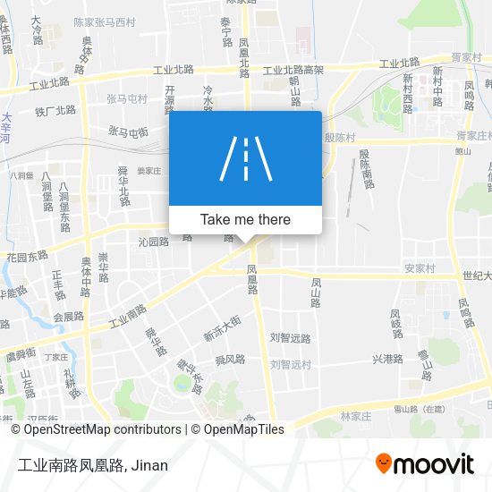 工业南路凤凰路 map