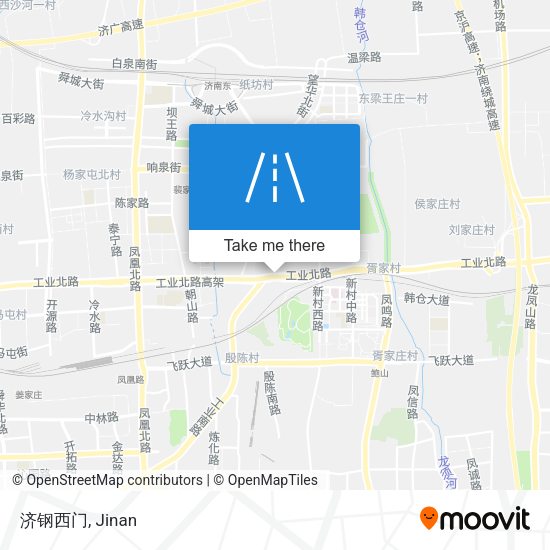济钢西门 map
