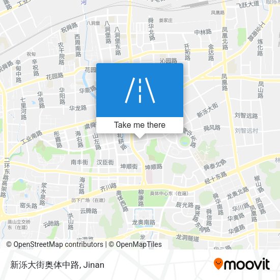 新泺大街奥体中路 map