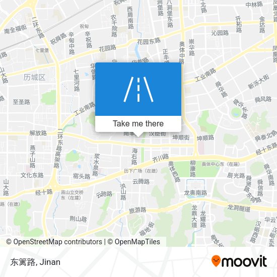 东篱路 map