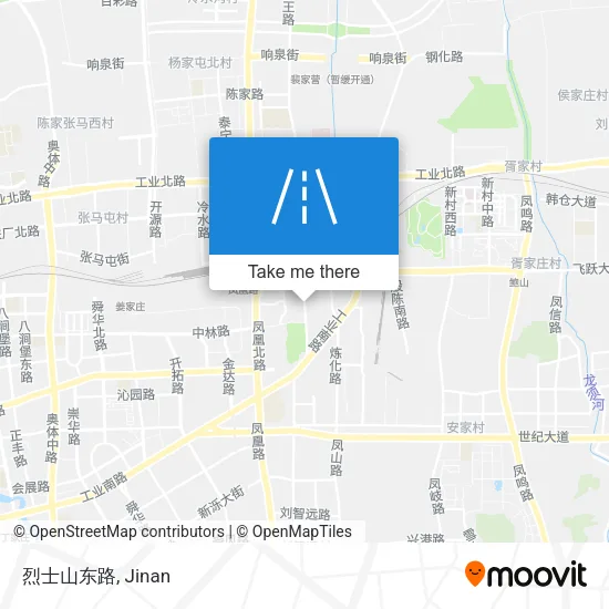 烈士山东路 map