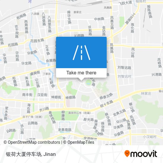 银荷大厦停车场 map
