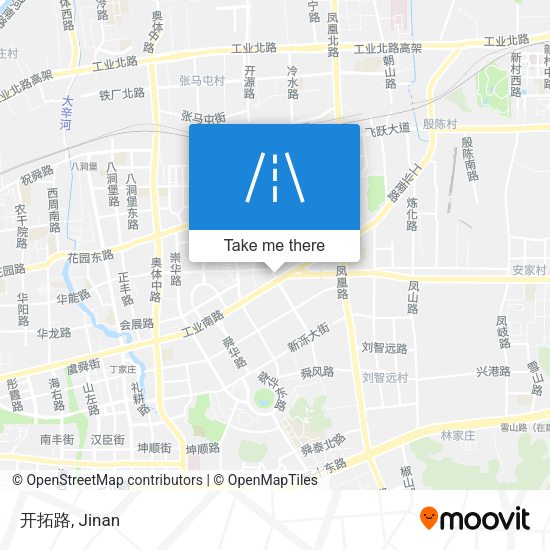开拓路 map