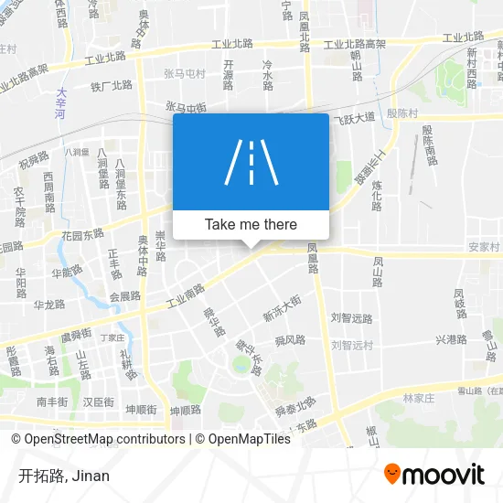 开拓路 map