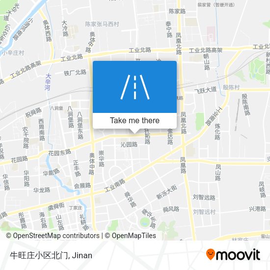 牛旺庄小区北门 map