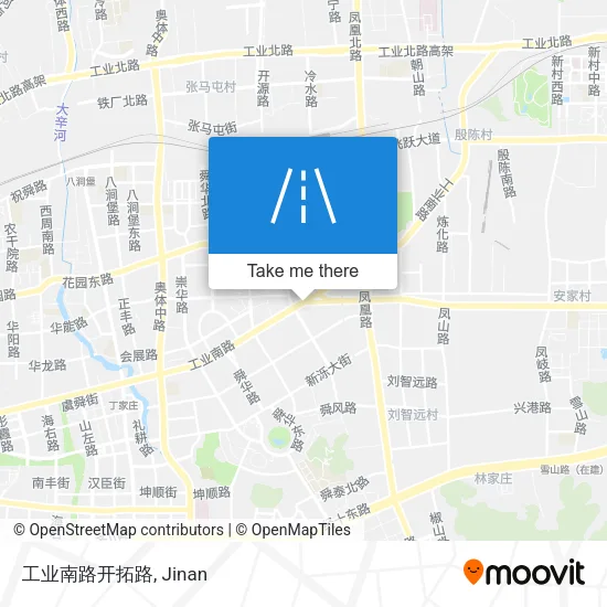 工业南路开拓路 map