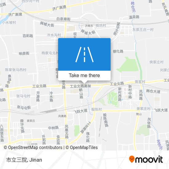 市立三院 map