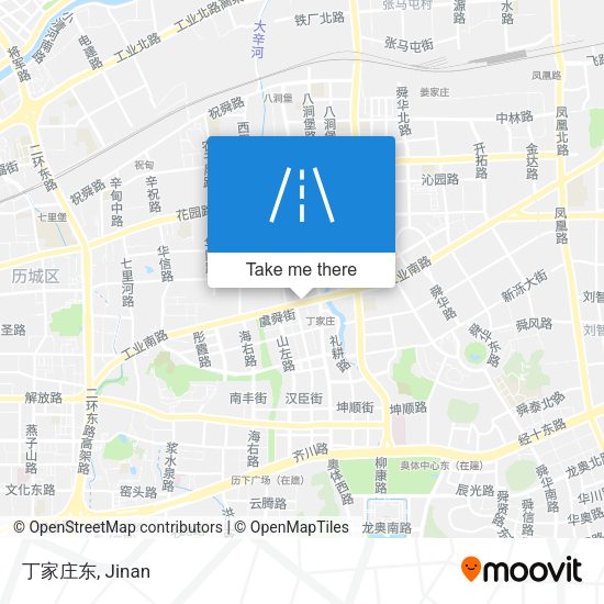 丁家庄东 map