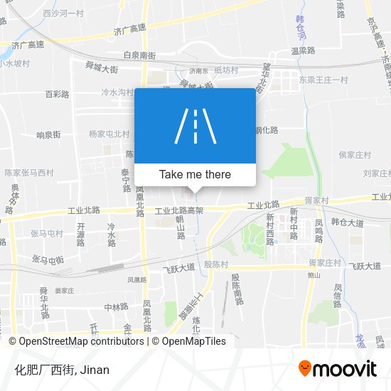 化肥厂西街 map