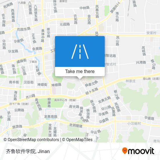 齐鲁软件学院 map
