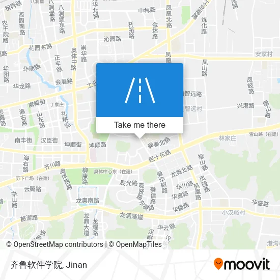 齐鲁软件学院 map