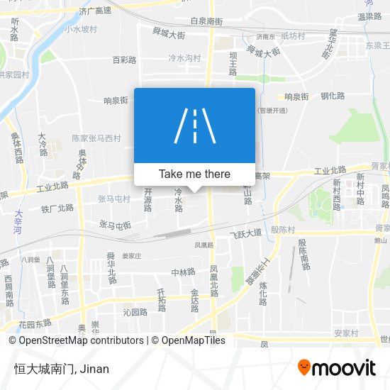 恒大城南门 map