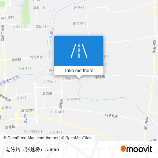 老陈路（张越桥） map