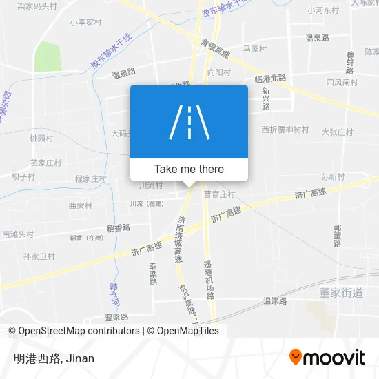 明港西路 map