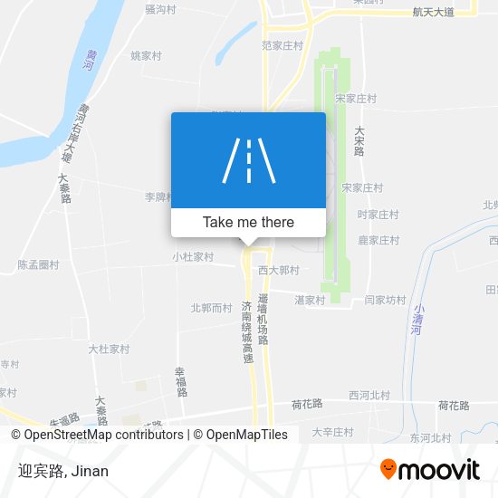 迎宾路 map