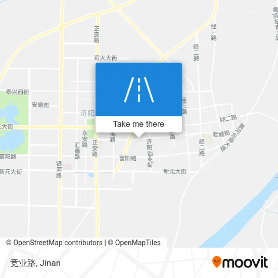 竞业路 map
