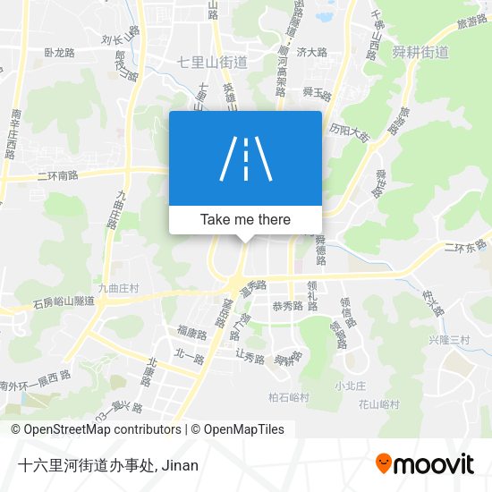十六里河街道办事处 map
