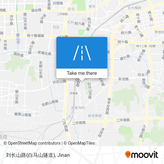 刘长山路(白马山隧道) map