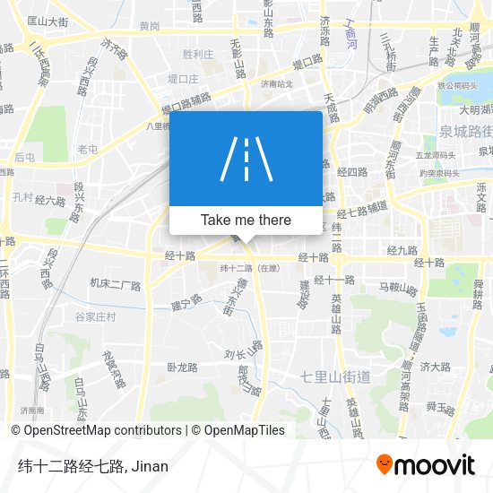 纬十二路经七路 map