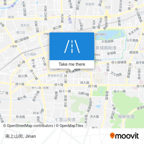 南上山街 map