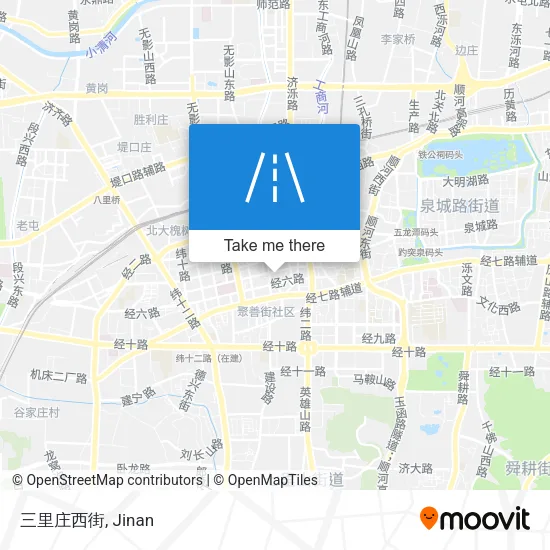 三里庄西街 map