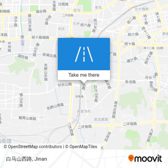 白马山西路 map