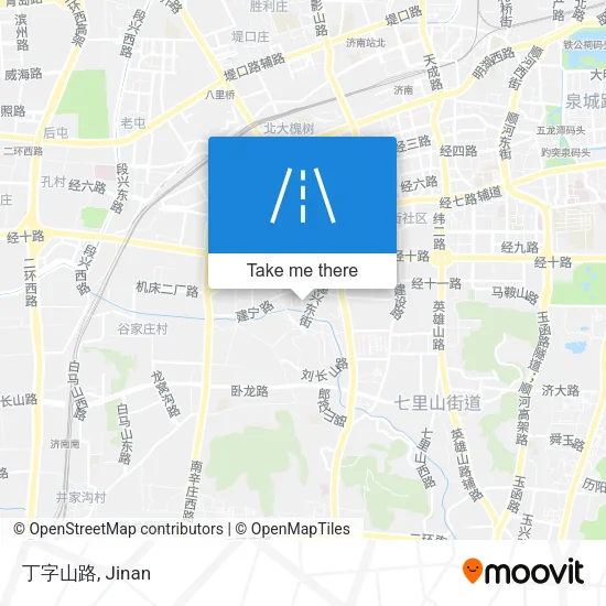 丁字山路 map