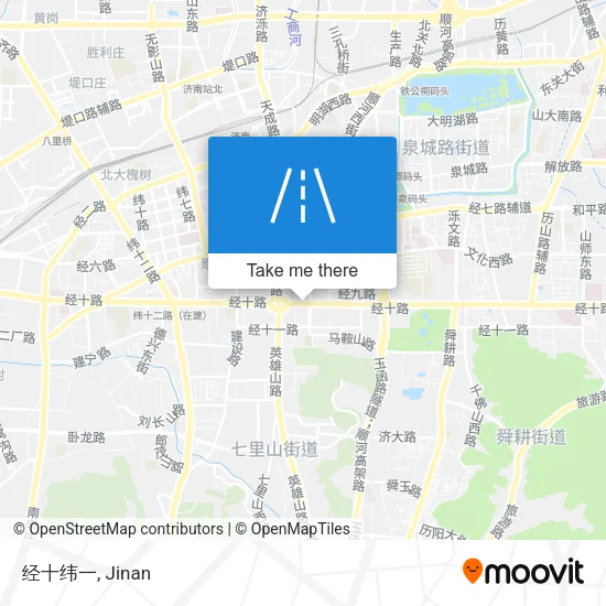 经十纬一 map