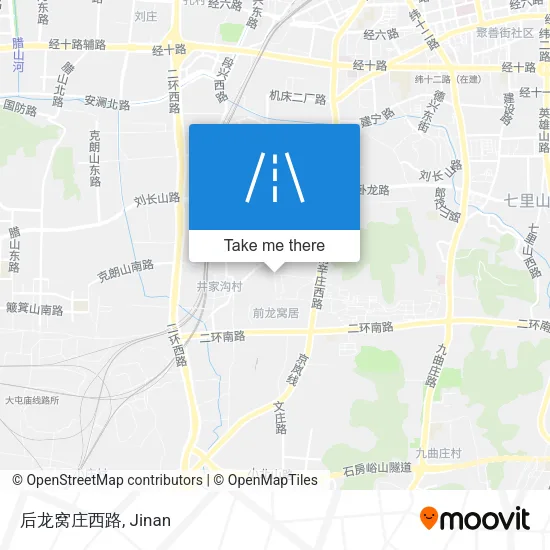后龙窝庄西路 map