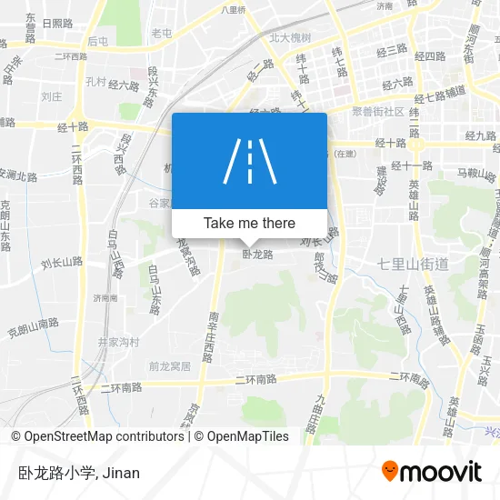 卧龙路小学 map