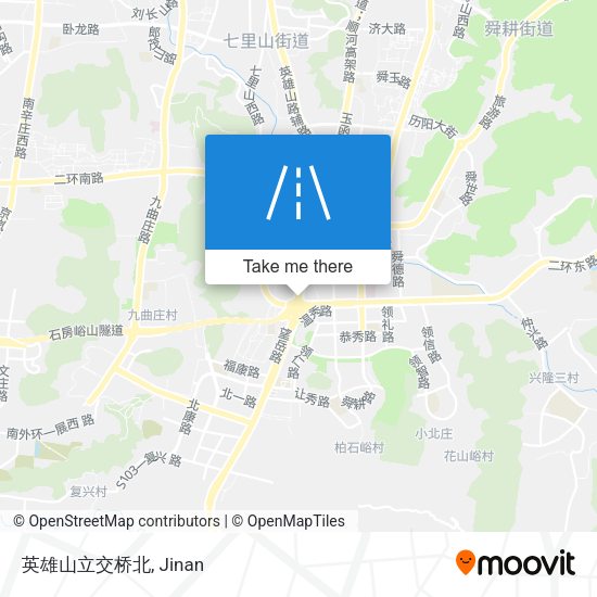 英雄山立交桥北 map