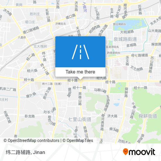 纬二路辅路 map