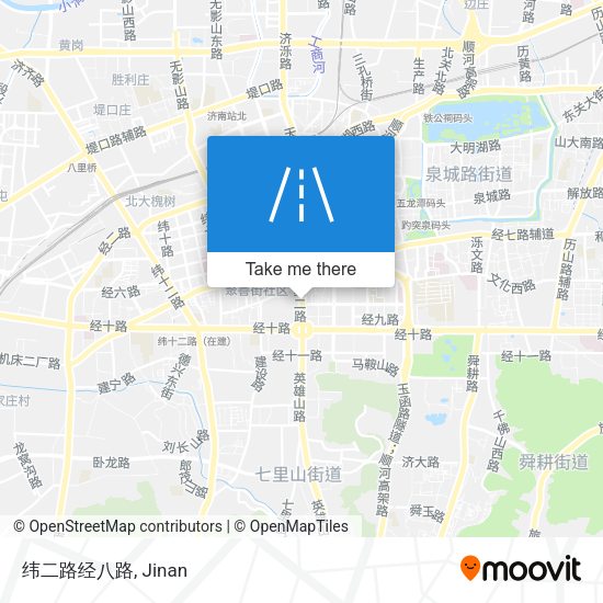 纬二路经八路 map