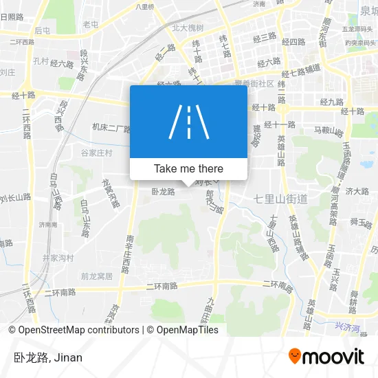 卧龙路 map