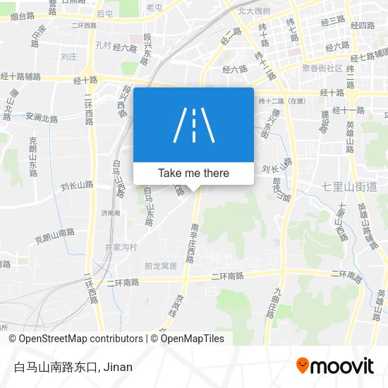 白马山南路东口 map