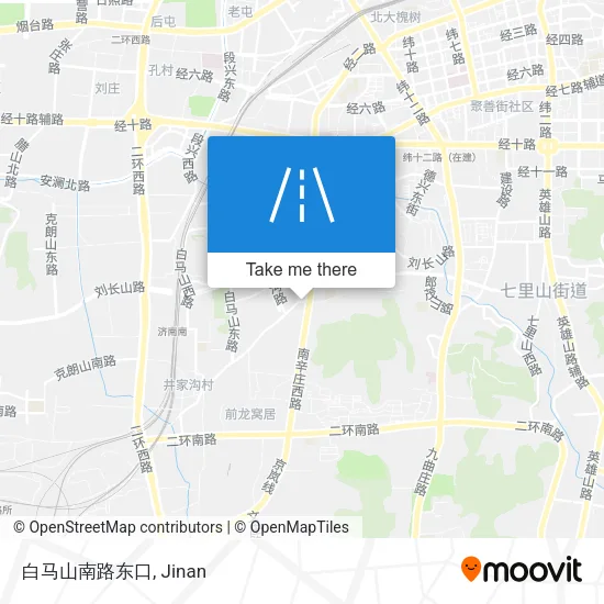 白马山南路东口 map