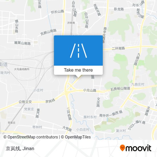 京岚线 map