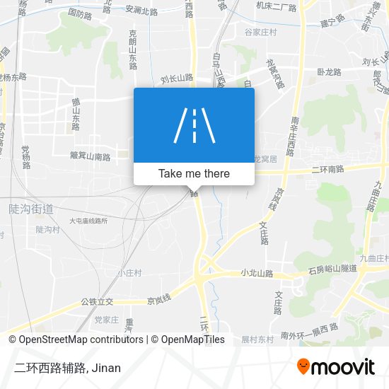 二环西路辅路 map
