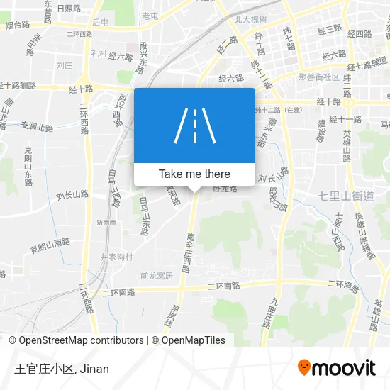王官庄小区 map