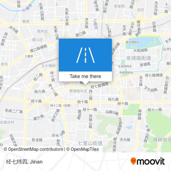 经七纬四 map