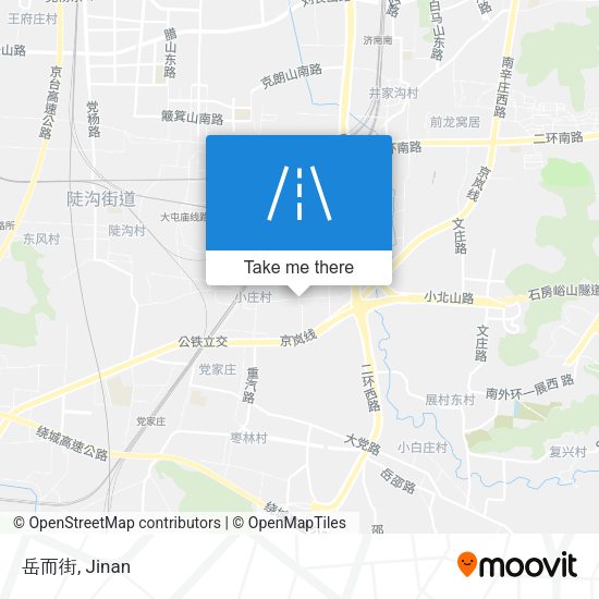 岳而街 map