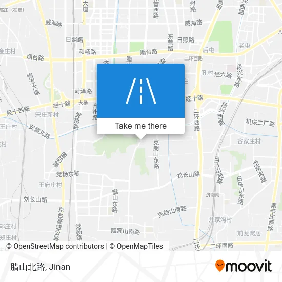 腊山北路 map