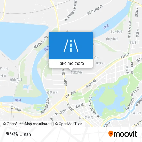 后张路 map