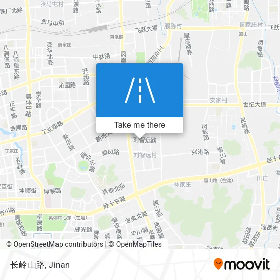 长岭山路 map