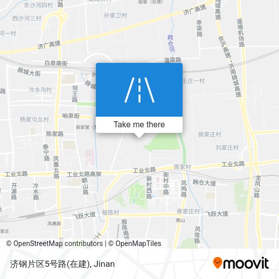 济钢片区5号路(在建) map