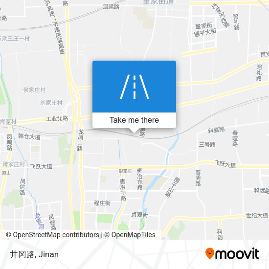 井冈路 map