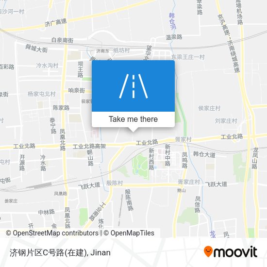 济钢片区C号路(在建) map