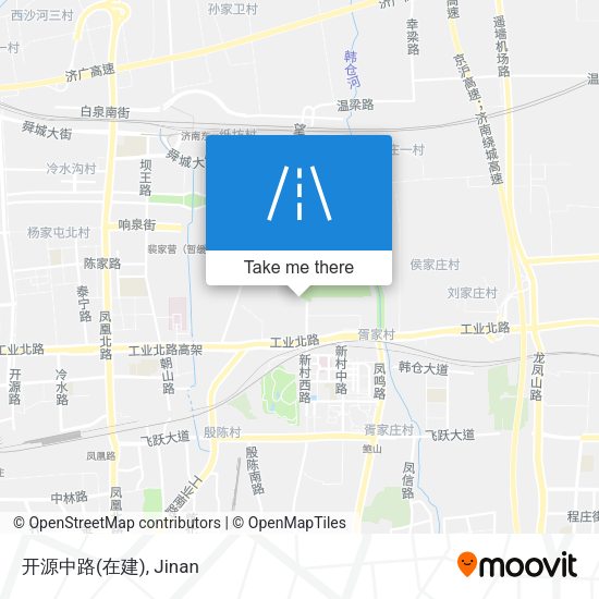 开源中路(在建) map